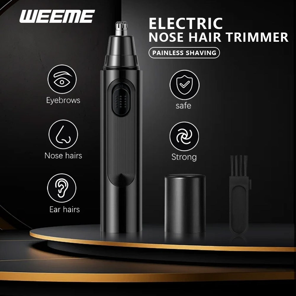WEEME Electric Nose Hair Trimmer, USB Charging, Safe And Safe Without Damaging The Light Beige, Trimming Ears And Nose Hair