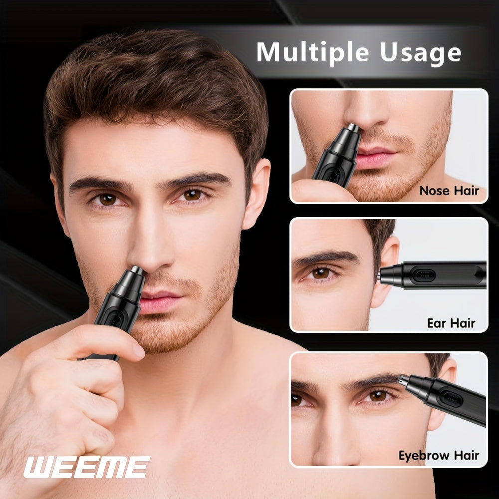 WEEME Electric Nose Hair Trimmer, USB Charging, Safe And Safe Without Damaging The Light Beige, Trimming Ears And Nose Hair