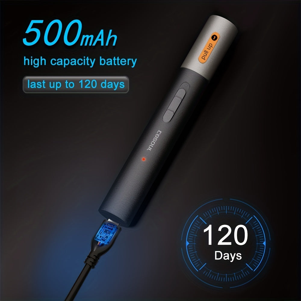 Precision Rechargeable Nose & Ear Hair Trimmer - Advanced Metal Alloy Shaver with Sharp Precision Blades for Easy Hair Removal and Long-Lasting Battery Life - Gentle on Skin and Easy to Clean