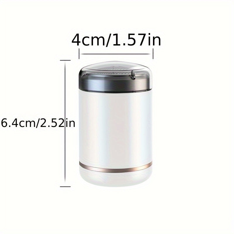 Wavslee Portable Mini Shaver for Men - USB Rechargeable, Compact Beard Trimmer with 60+ Min Runtime, Titanium Alloy Blades, Water-Washable Heads, Ideal for Travel & Car Use - Includes 3 Extra Blades, Mini Portable Shaver
