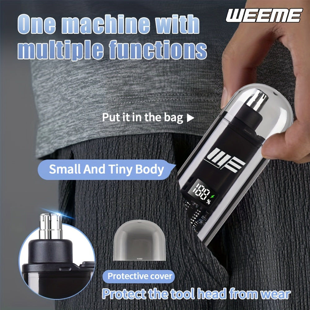 [Efficient Trimmer] WEEME Digital Nose Hair Trimmer WM001 | USB Charging, Sleek Design, Efficient Trimming - Portable Grooming Expert