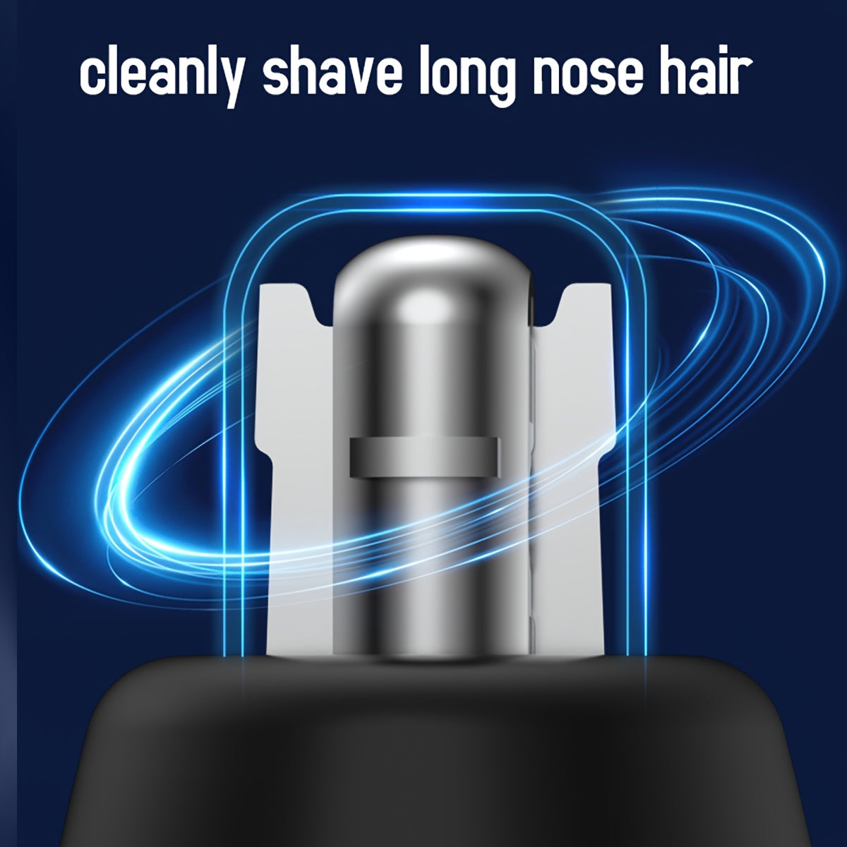 Mini Men's Electric Ear & Nose Hair Trimmer - 3-Speed Professional Grooming Tool with LED Display, USB-C Rechargeable, Compact & Portable Design, Durable Plastic Construction - Ideal Holiday Gift for Men, Barber Accessories