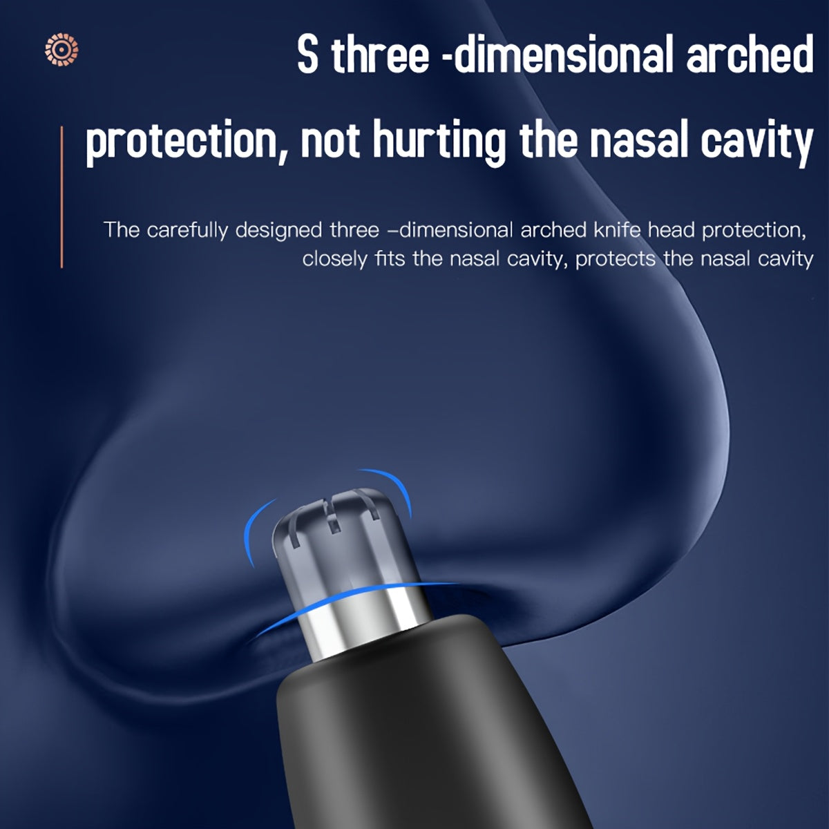 Mini Men's Electric Ear & Nose Hair Trimmer - 3-Speed Professional Grooming Tool with LED Display, USB-C Rechargeable, Compact & Portable Design, Durable Plastic Construction - Ideal Holiday Gift for Men, Barber Accessories