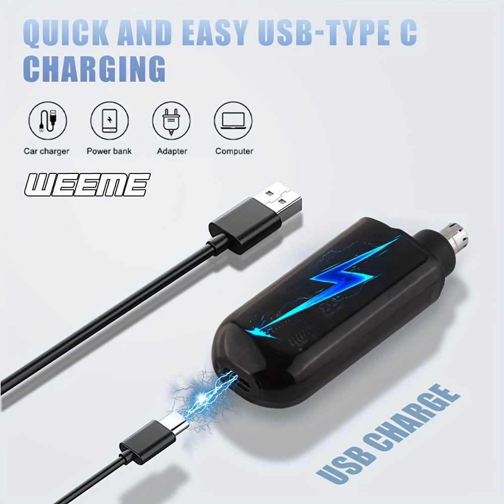 [Efficient Trimmer] WEEME Digital Nose Hair Trimmer WM001 | USB Charging, Sleek Design, Efficient Trimming - Portable Grooming Expert