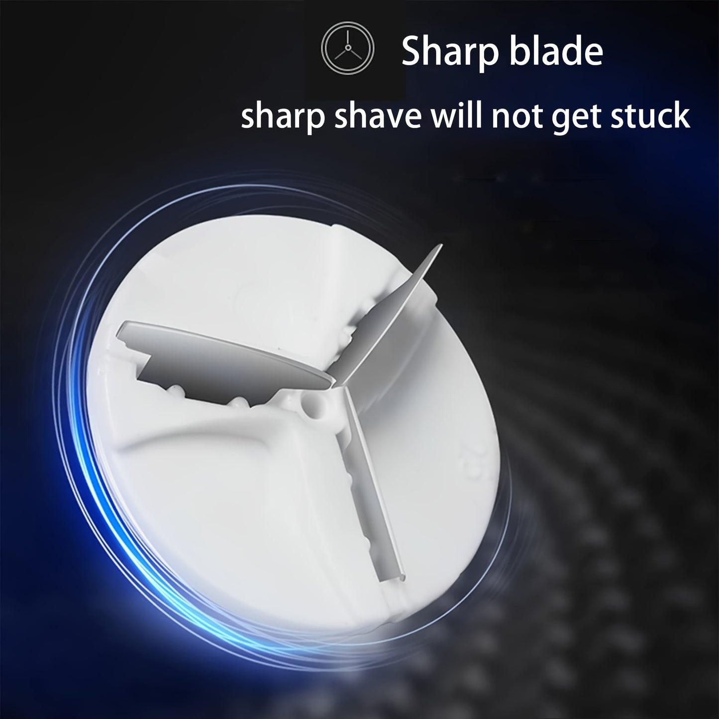 Wavslee Portable Mini Shaver for Men - USB Rechargeable, Compact Beard Trimmer with 60+ Min Runtime, Titanium Alloy Blades, Water-Washable Heads, Ideal for Travel & Car Use - Includes 3 Extra Blades, Mini Portable Shaver