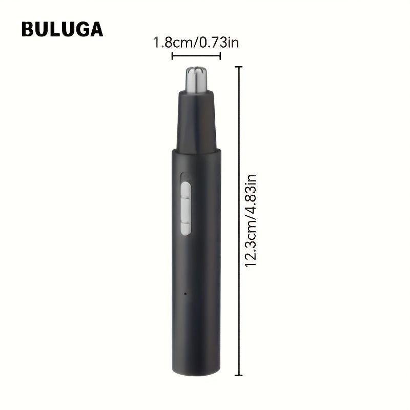 1pc Secret Dig 3-in-1 Rechargeable Metal Electric Nose & Ear Hair Trimmer with Eyebrow Groomer, USB Charging, 400mAh Lithium Battery, Multi-Functional Personal Care Kit for Men